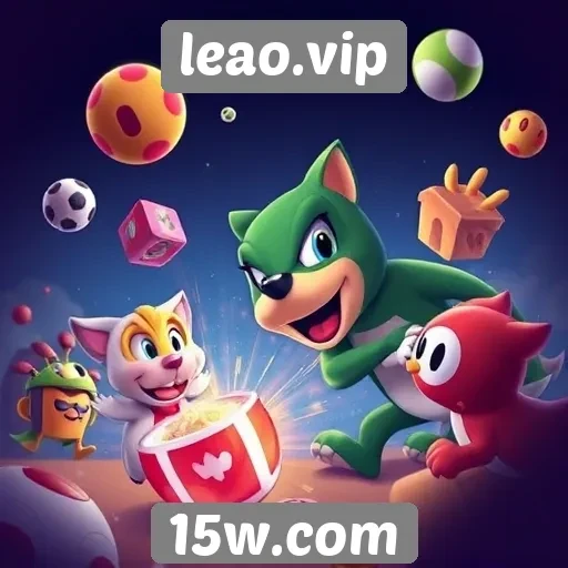 Variedade de jogos disponíveis na plataforma leao.vip
